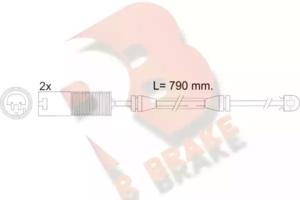 Контакт (R BRAKE: 610242RB)